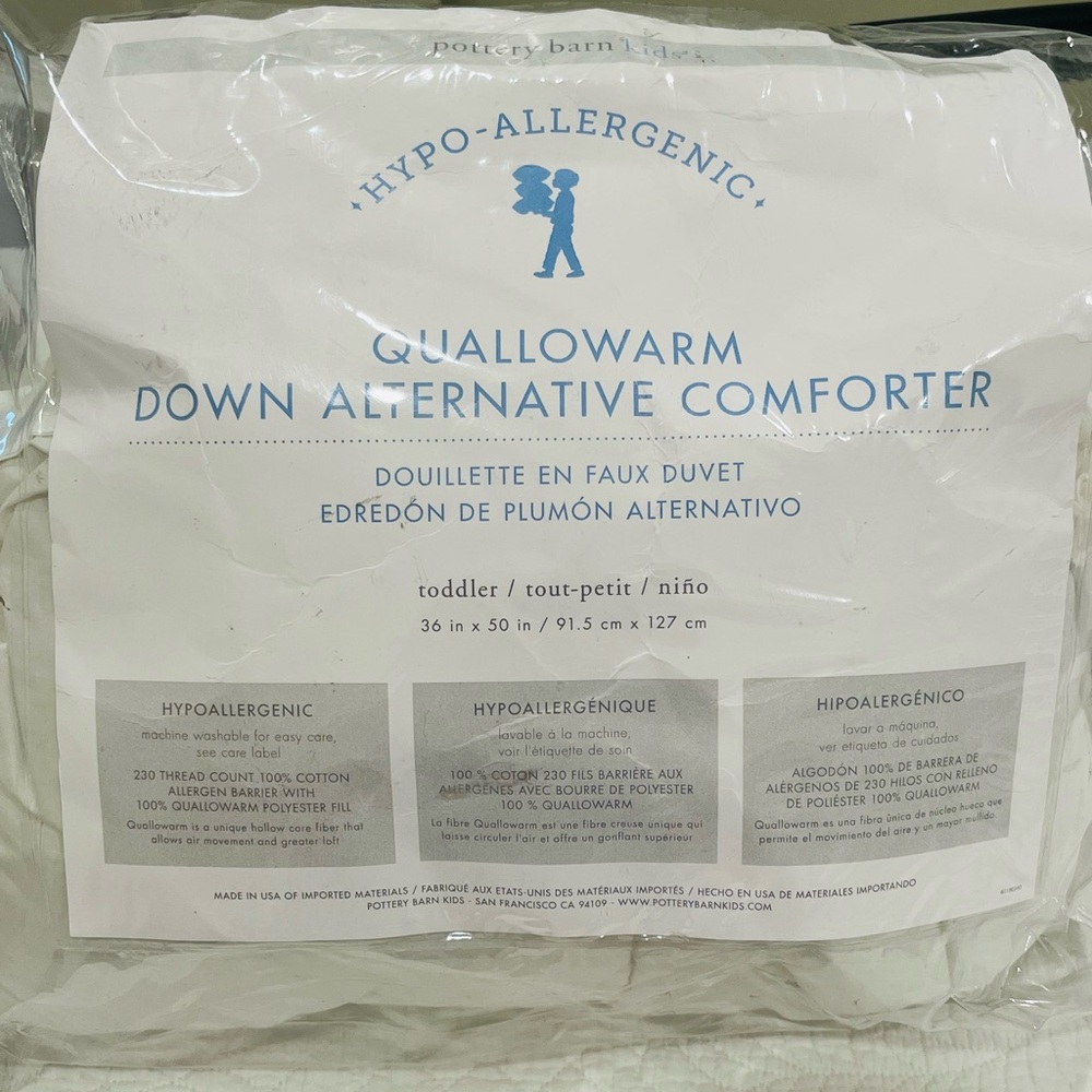 ❗️SOLD❗️Pottery Barn Kids Quallowarm Toddler Duvet Insert